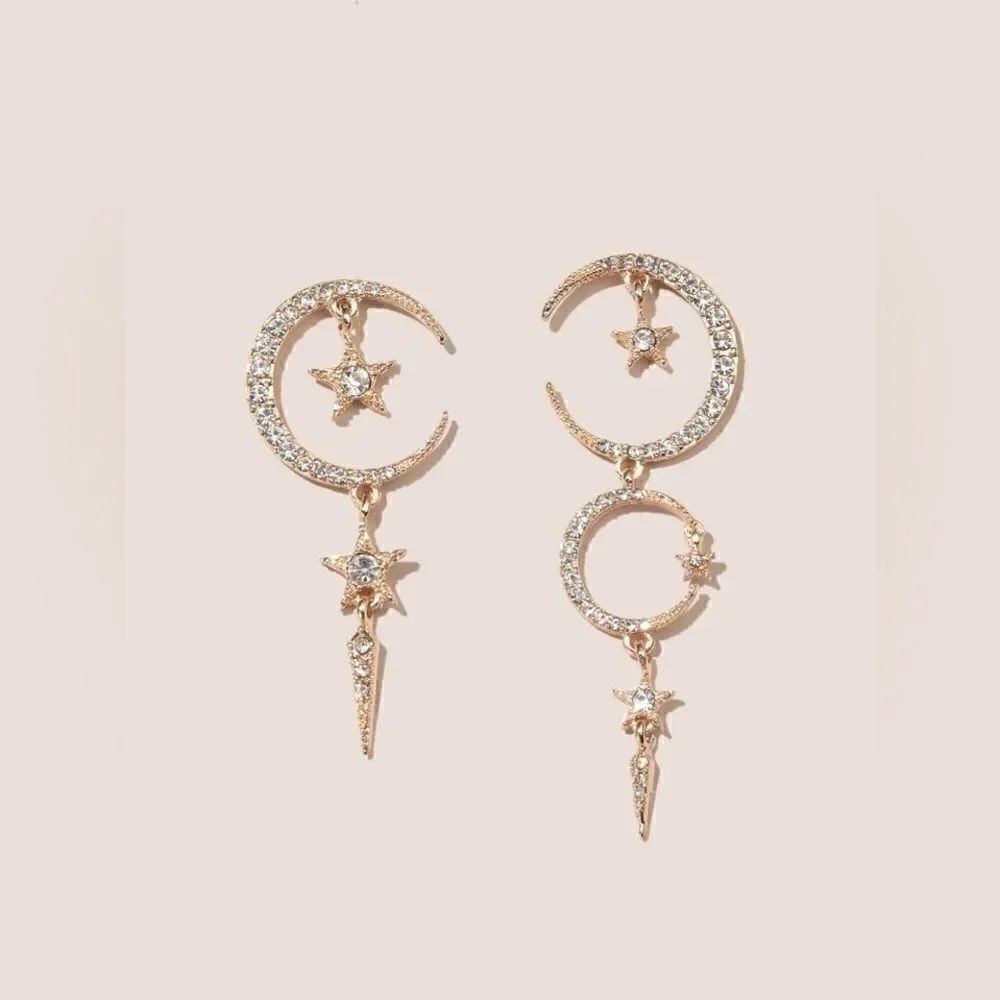 Boho moon earrings N891